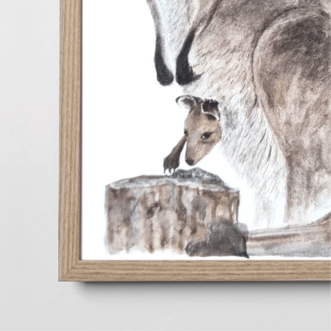 Kangaroo - Indigo and Skish