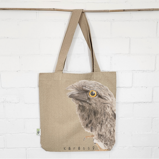 Puffles the Tawny Frogmouth