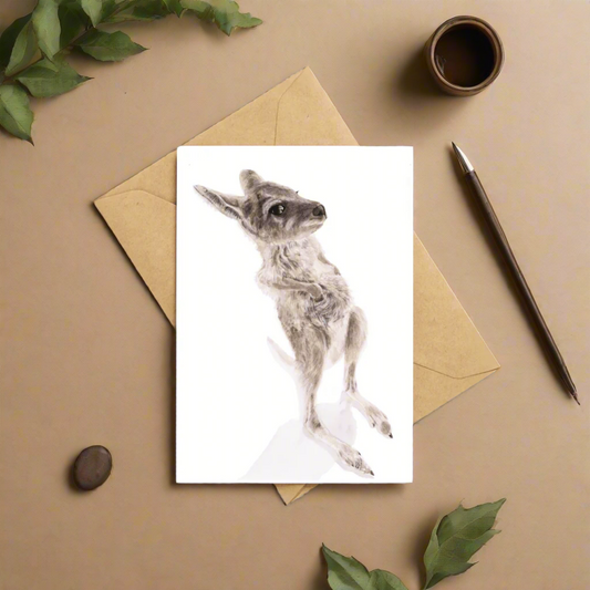 Nugget the Joey Belly Scratch